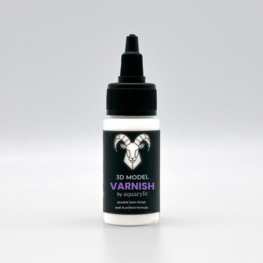 3D Model Varnish Satin – product photo, 30 ml bottle